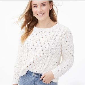 Aero HYGGE Chenille Sweater White Size XS